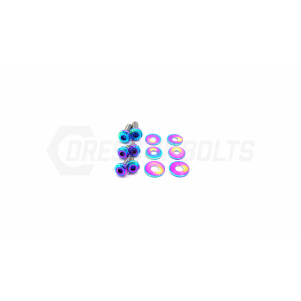 Dress Up Bolts Titanium Hardware Kit - Verus Engineering Turbo Heat Shield (Toyota Supra MKV) (Lead Time 6 Weeks) - RJ Industries Aust