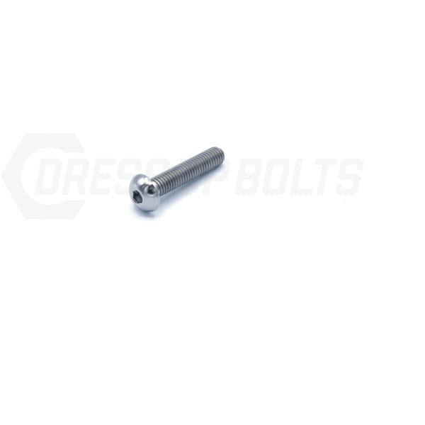 M5 x .8 x 25mm Titanium Button Head Bolt by Dress Up Bolts - RJ Industries Aust