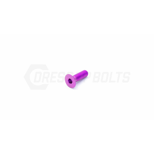 M6 x 1.00 x 20mm Titanium Countersunk Bolt by Dress Up Bolts - RJ Industries Aust