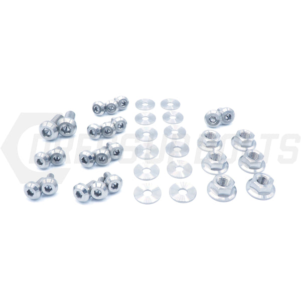 Dress Up Bolts Stage 1 Titanium Hardware Engine Bay Kit - Mitsubishi Evo VIII - DressUpBolts.com