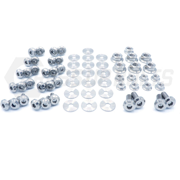 Dress Up Bolts Titanium Hardware Engine Bay Kit - Mitsubishi Evo X - DressUpBolts.com