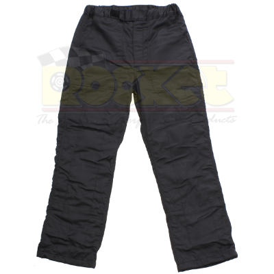 Simpson - STD 2-Layer Pant Large, Black, SFI-5 - RJ Industries Aust