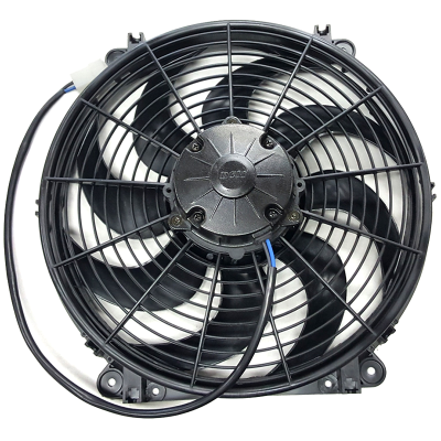 Spal - 13" Electric Thermo Fan 1350 cfm - Puller Type With Reversible Curved Blades (Baco Style) DCM Brand - RJ Industries Aust
