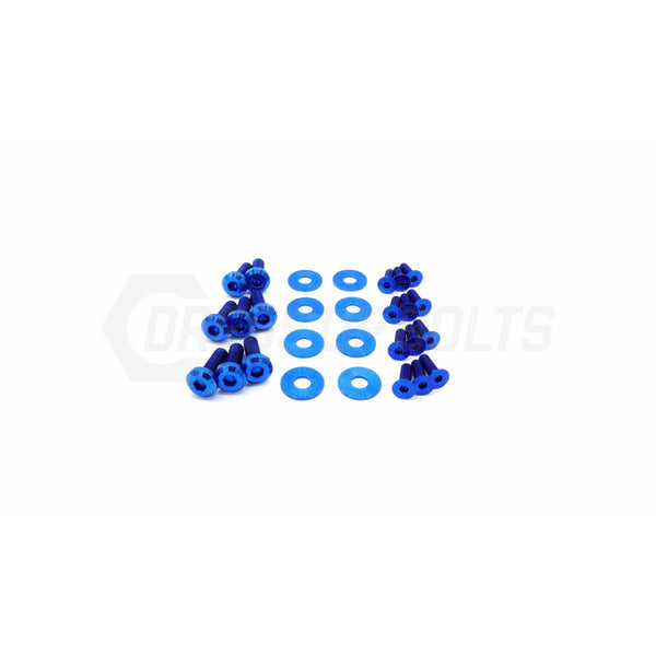 Dress Up Bolts Titanium Hardware Door Kit - Subaru Impreza GC8 (1992-2001) (Lead Time 6 Weeks) - RJ Industries Aust