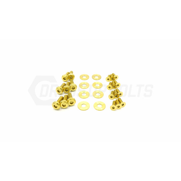 Dress Up Bolts Titanium Hardware Door Kit - Subaru Impreza GC8 (1992-2001) (Lead Time 6 Weeks) - RJ Industries Aust